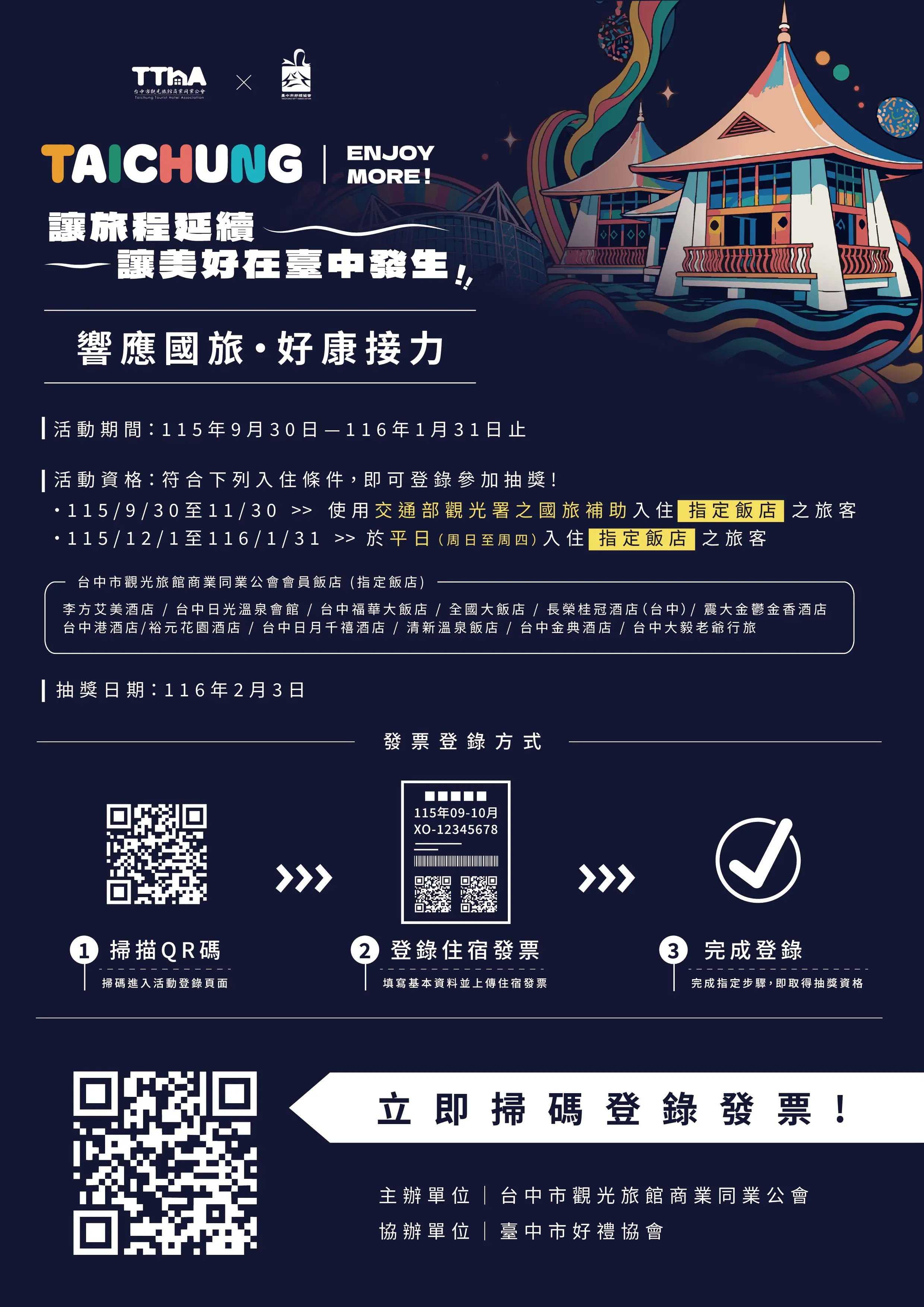 響應國旅補助發票登錄步驟